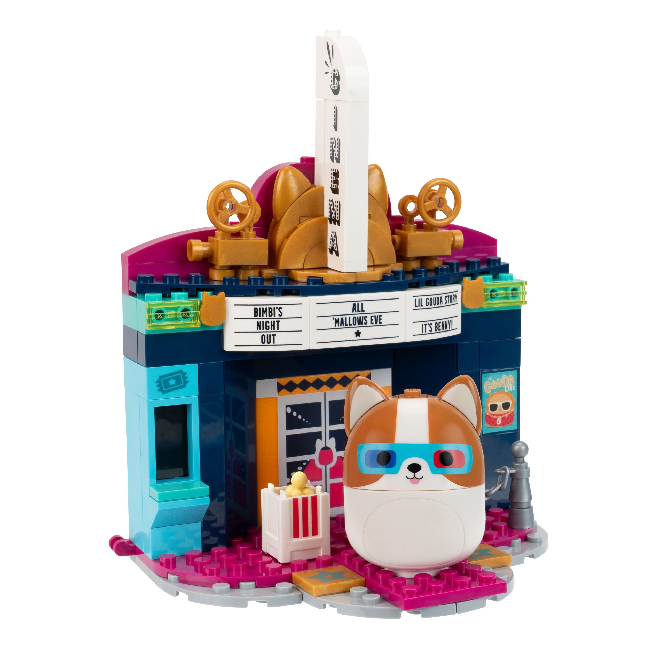 Squishmallows Reginald at the Movies Building Set - Image 5