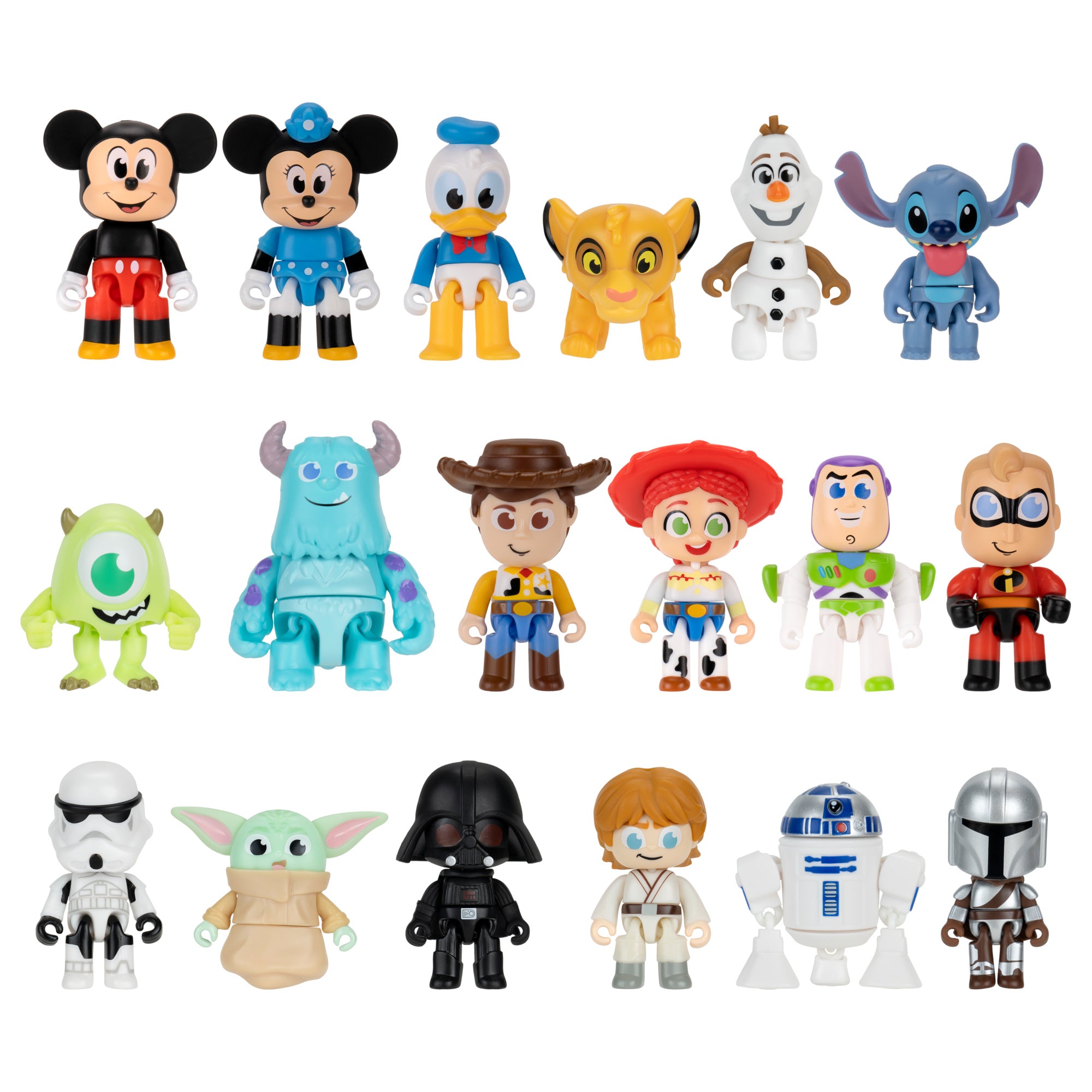 Fijables Disney. Pixar. & Star Wars 18-Pack (Series 1)