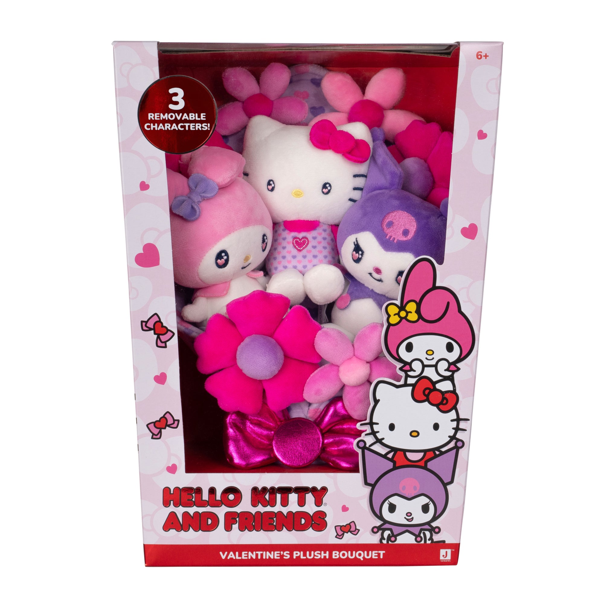 Hello Kitty and Friends 12-Inch Plush Special Valentine's Bouquet - Image 3