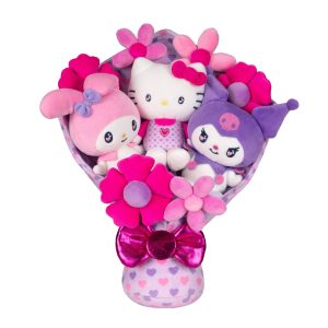 Hello Kitty and Friends 12-Inch Plush Special Valentine's Bouquet