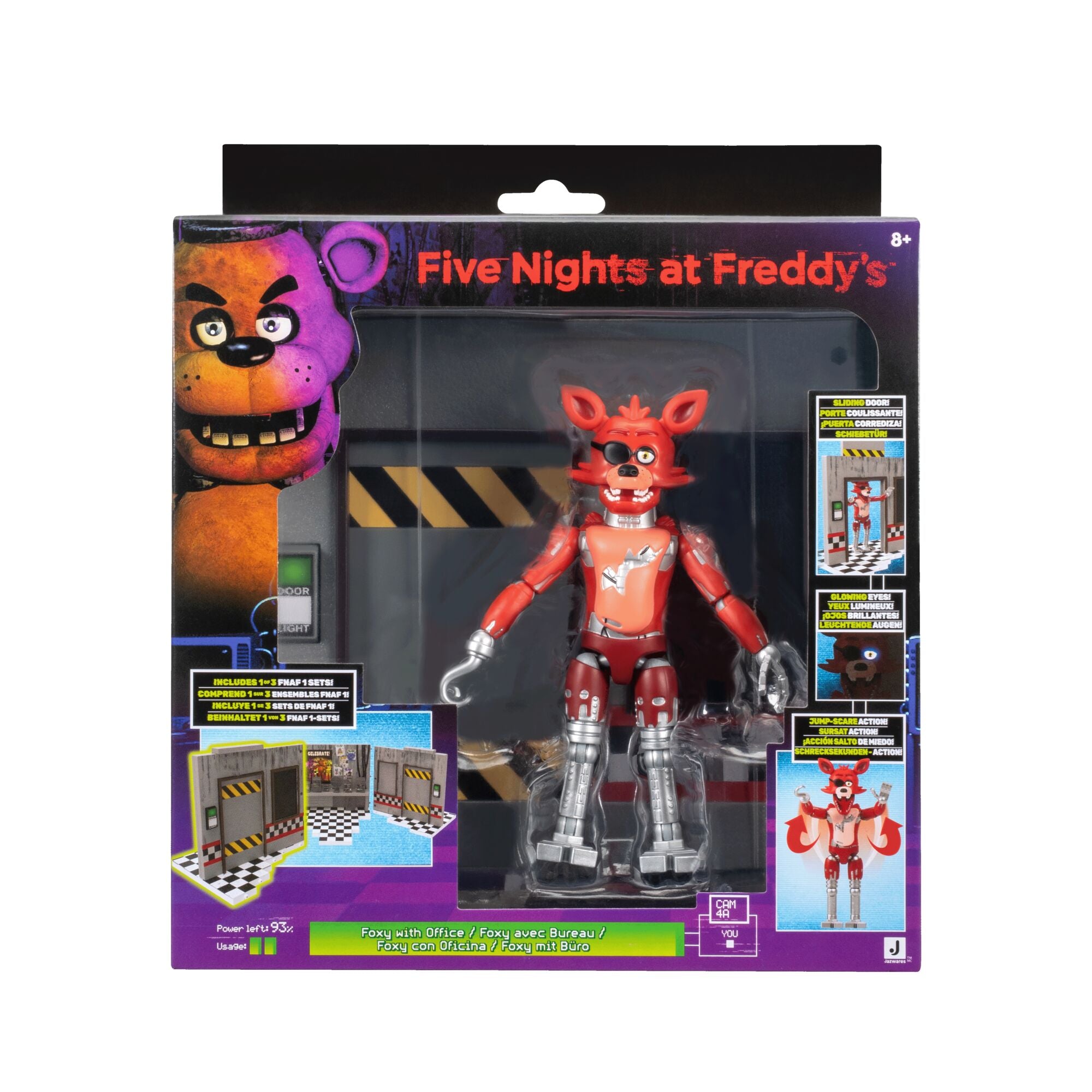 Five Nights at Freddy's Classic Foxy Office Set - 5-Inch Articulated Figure - Image 2