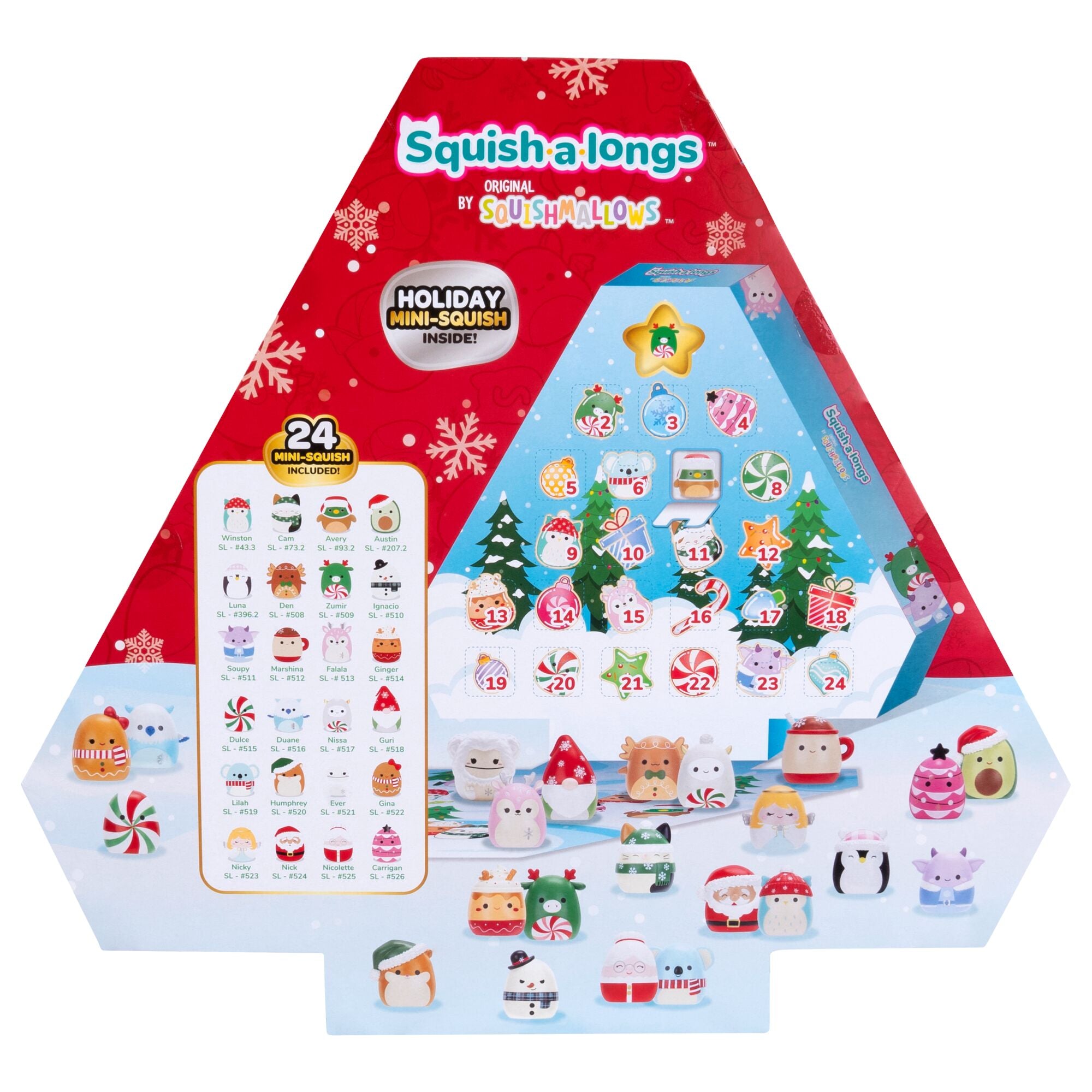 Squish-a-longs Holiday Countdown Calendar – Includes 24 Mini-Squish - Image 9