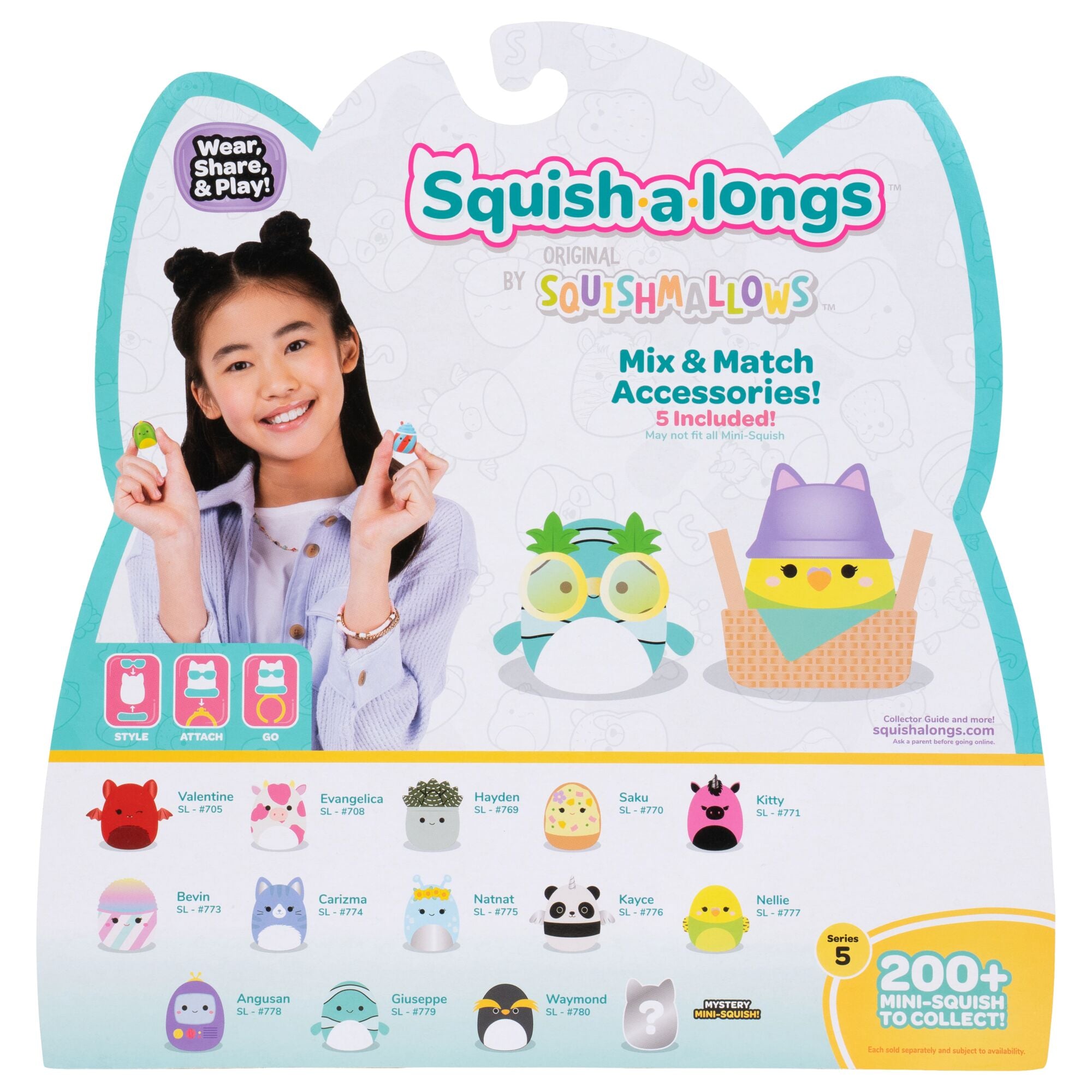 Squish-a-longs Mini-Squish 14-Pack (Wave 5. Style 1) - Image 8