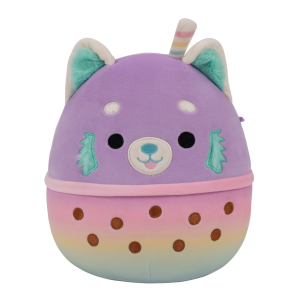 8-Inch Lexis Purple Red Panda in Boba Tea Cup