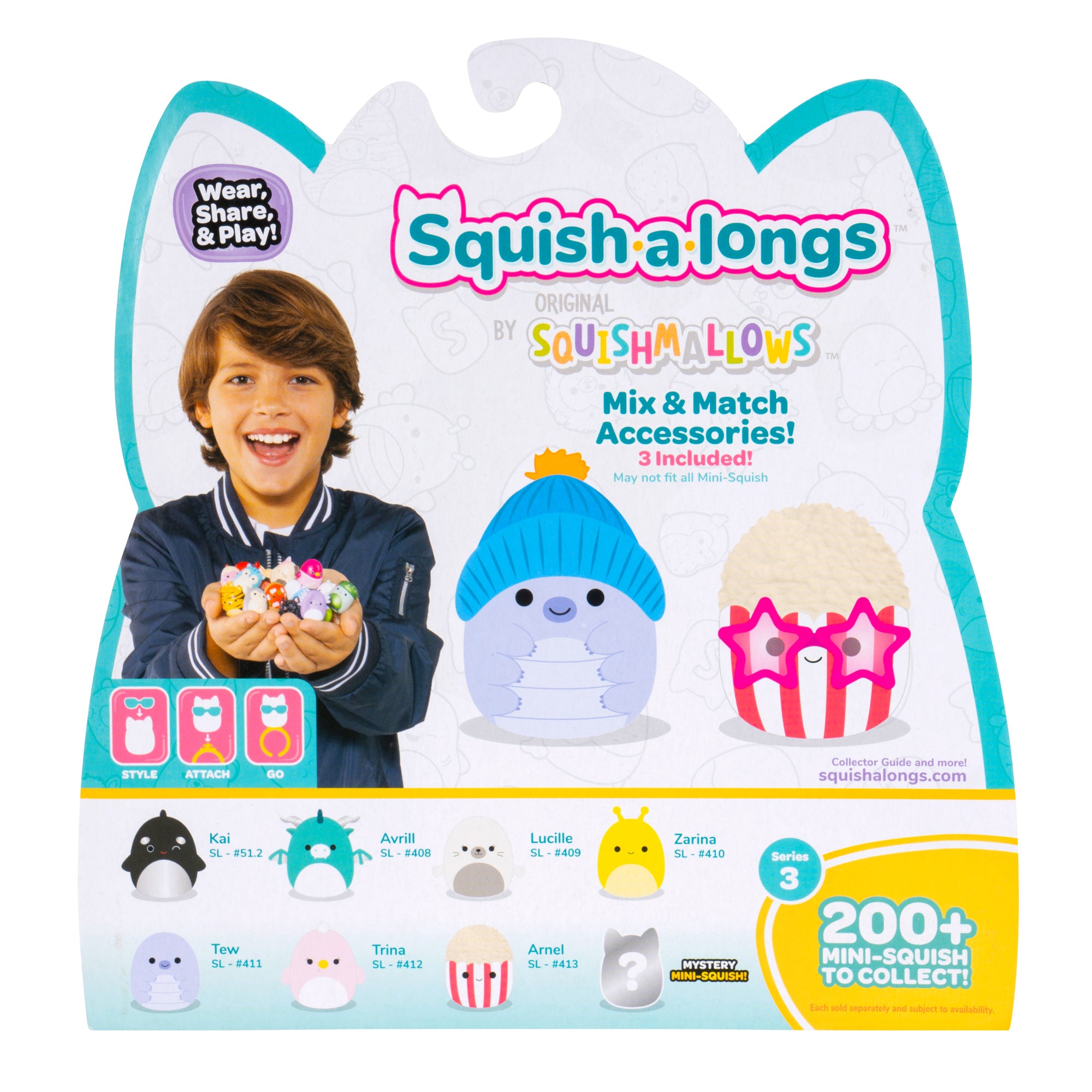 Squish-a-longs Mini-Squish 8-Pack Style 2 - Image 4