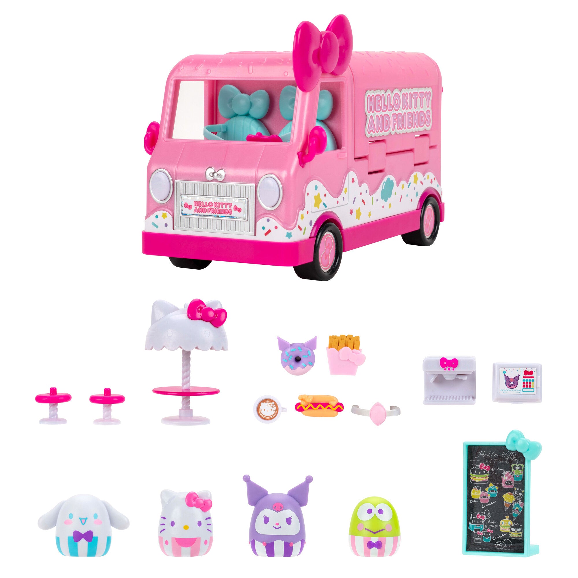 Squish-a-longs Hello Kitty and Friends Hello Kitty Cafe Truck Playset - Image 3