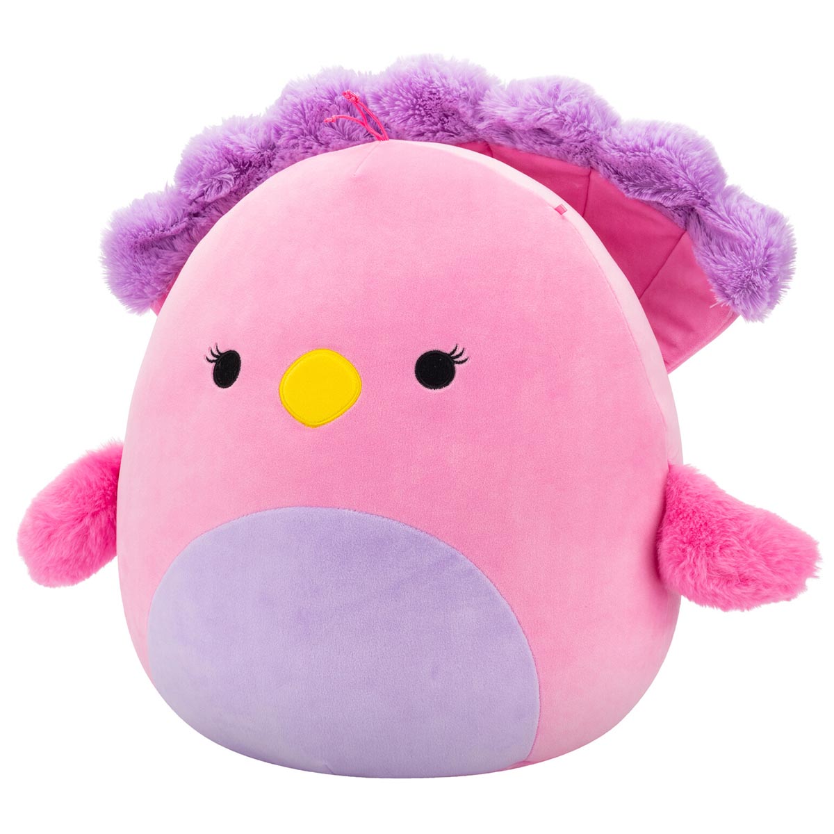 14-Inch Sweetpea the Pink and Purple Peacock - Image 2