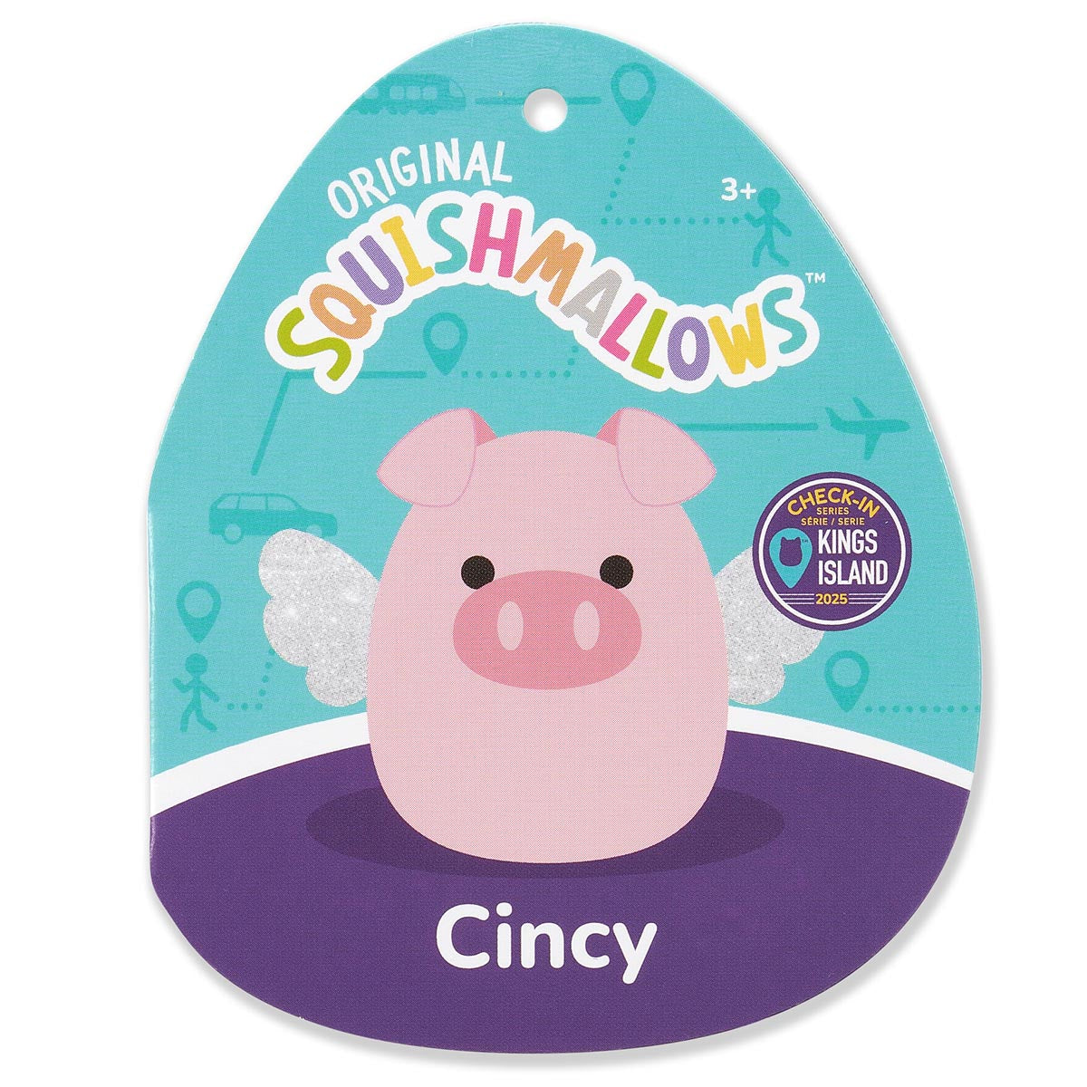 8-Inch Cincy the Pink Flying Pig - Image 5
