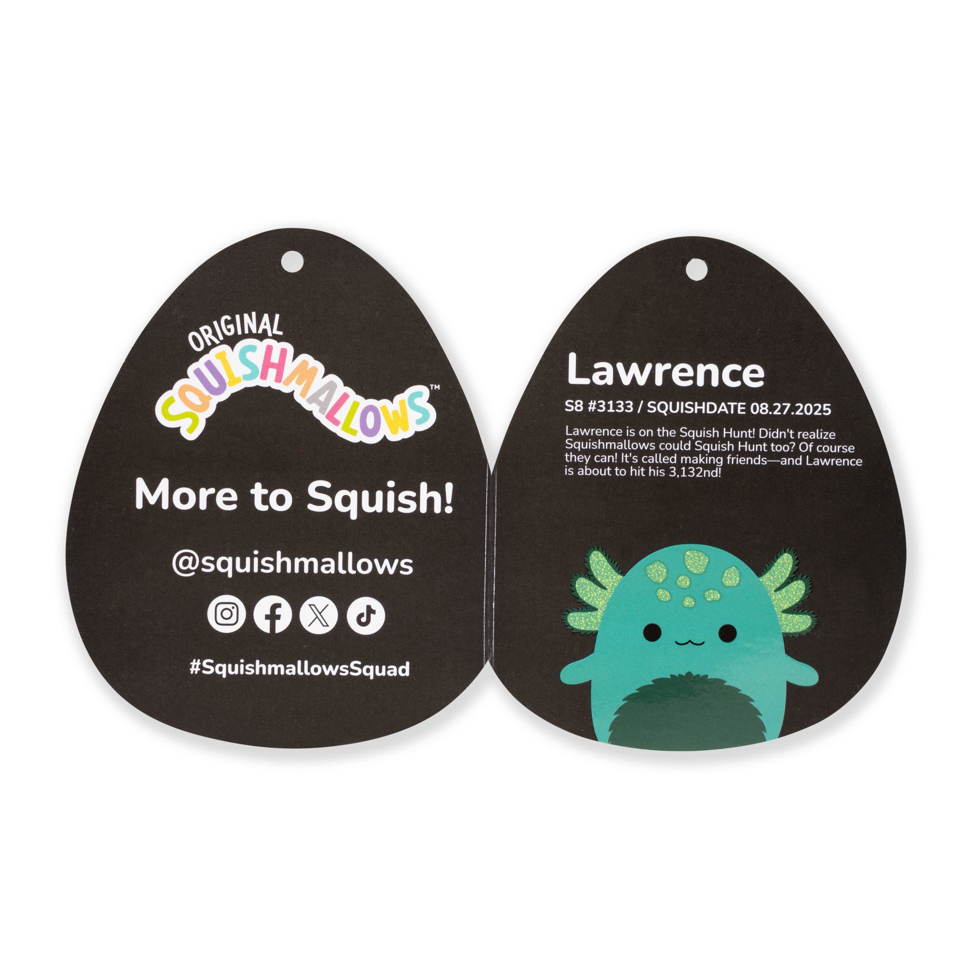 8-Inch Select Series Lawrence the Green Axolotl with Spots - Image 7