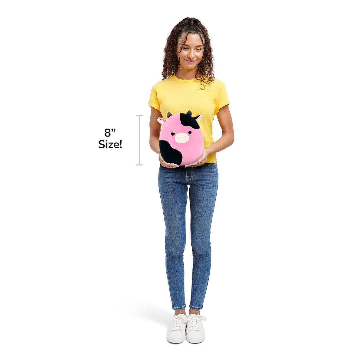 8-Inch Pollyanna the Black and Pink Cow - Image 7