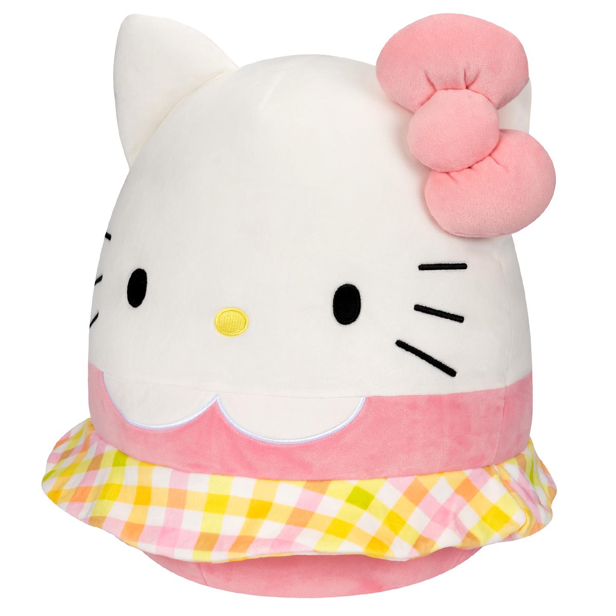 Hello Kitty and Friends 14-Inch Hello Kitty Wearing Gingham Skirt Squishmallows - Image 2